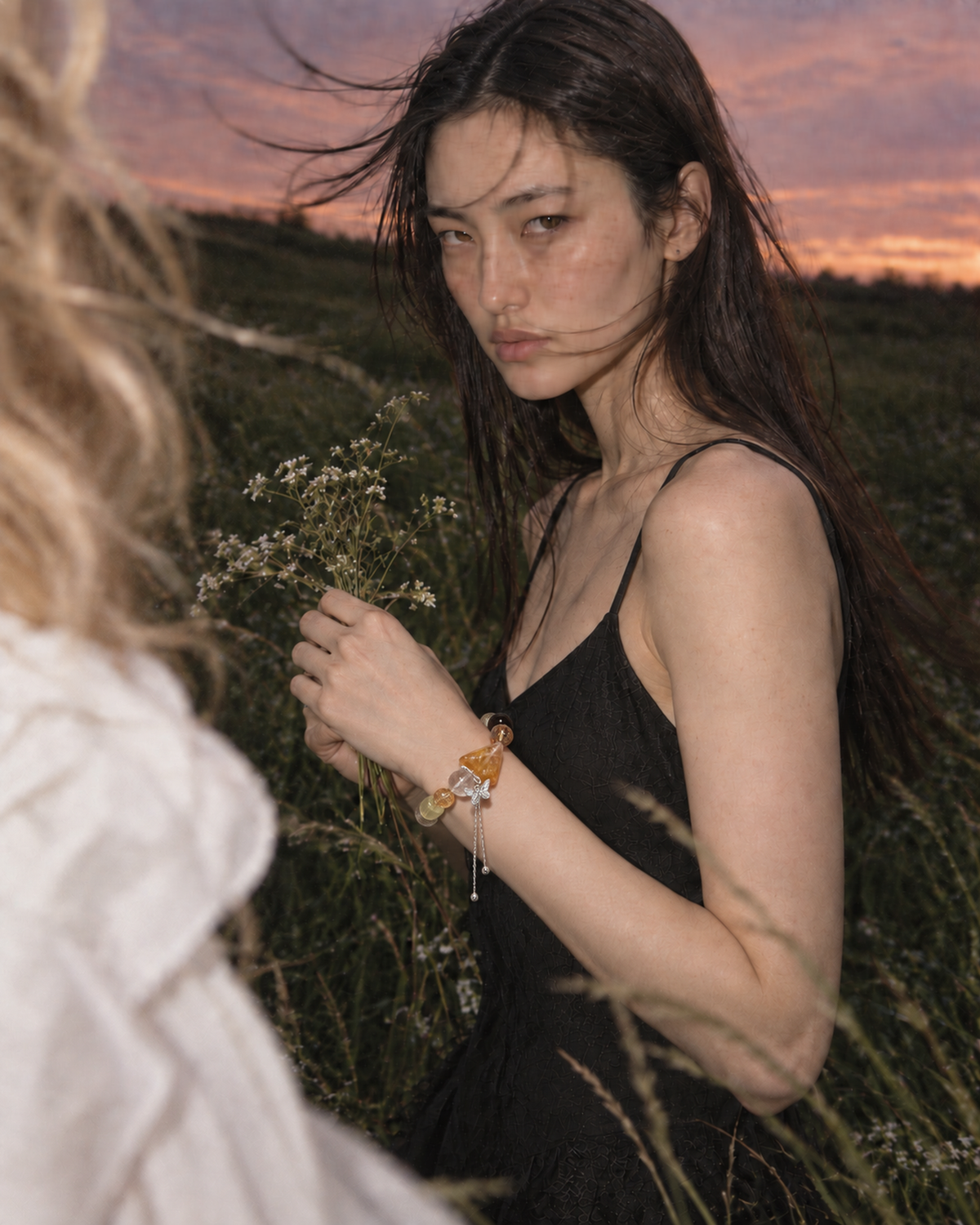Honey Glow Bracelet worn on wrist